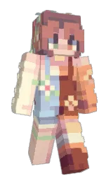 IzzyBean_'s Minecraft skin wearing the Pan cape