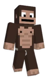 MonkeyBrock9's Minecraft skin wearing the Migrator cape