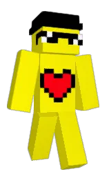 LevizinBW's Minecraft skin wearing the Minecraft Experience cape