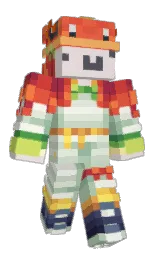 ToleRai's Minecraft skin wearing the Copper cape