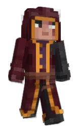 Jakacraft's Minecraft skin wearing the Hero cape