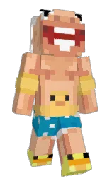 Wrofis's Minecraft skin wearing the Pan cape