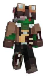 ShadowExx's Minecraft skin wearing the Aurora cape
