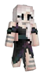 Hameira's Minecraft skin wearing the Migrator cape
