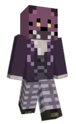 AsoKuma's Minecraft skin wearing the 15th Anniversary cape