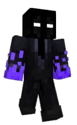 black and woodsmoke Minecraft skin — Classic model