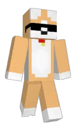 AdRoT7's Minecraft skin wearing the Migrator cape