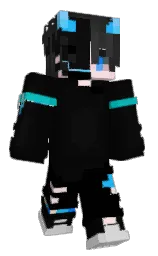 cod gray and black Minecraft skin — Classic model — first worn by Try_mc