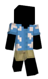 Mrdoombi's Minecraft skin wearing the Home cape