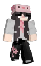 silver and karry Minecraft skin — Classic model — first worn by _Papaya4