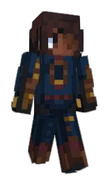 big stone and nile blue Minecraft skin — Slim model — first worn by Reptilian62