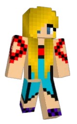 corvette and robin's egg blue Minecraft skin — Classic model