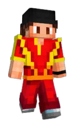red devil and red Minecraft skin — Slim model