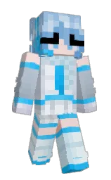 linen and regent st blue Minecraft skin — Slim model