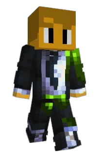 Front of Gilroch's skin