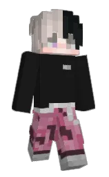 Chimon89's Minecraft skin wearing the Purple Heart cape
