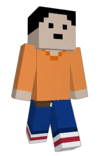 Front of VinnieCow's skin