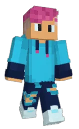 scooter and picton blue Minecraft skin — Classic model — first worn by _NZWB_