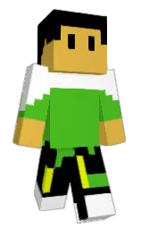 black and lima Minecraft skin — Classic model