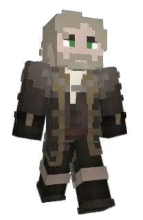 Front of Gharth's skin