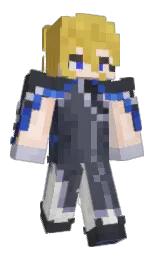 tuna and albescent white Minecraft skin — Classic model — first worn by Wanubi