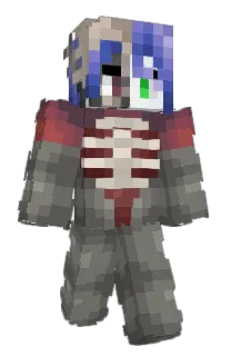 Front of Mandaleri's skin