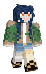 pearl bush and spring leaves Minecraft skin — Classic model