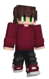 woodsmoke and claret Minecraft skin — Classic model