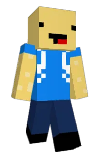 Front of Bombata's skin