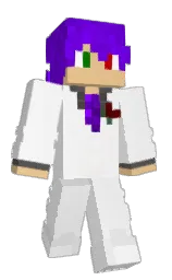 Plays_VR's Minecraft skin wearing the Purple Heart cape