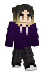 violet and thunder Minecraft skin — Classic model