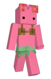 Front of pinkbanner's skin