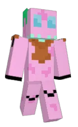 BirdUpCuh's Minecraft skin wearing the Pan cape
