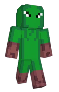 Front of TotallyARealEye's skin