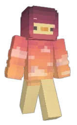 new orleans and eggplant Minecraft skin — Classic model