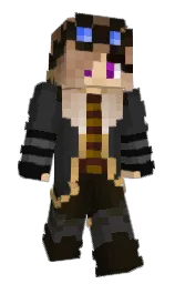 Tankerskunk's Minecraft skin wearing the Migrator cape