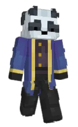 Haryyy's Minecraft skin wearing the Pan cape