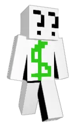 white Minecraft skin — Classic model