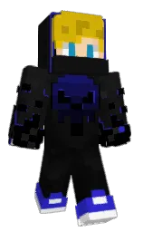 cod gray and persian blue Minecraft skin — Classic model