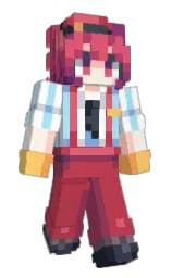 RedTorch's Minecraft skin wearing the Migrator cape