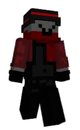 Neptance's Minecraft skin wearing the Migrator cape