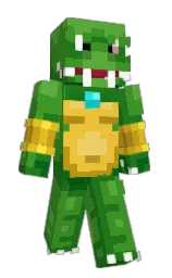 forest green and apple Minecraft skin — Classic model — first worn by Papaa_Bless