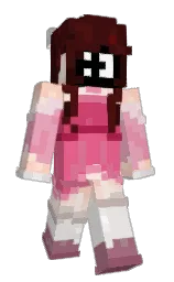 apricot peach and van cleef Minecraft skin — Slim model — first worn by AaronUnlocked