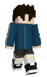 enzitofacha's Minecraft skin wearing the Purple Heart cape