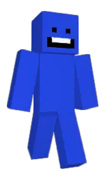 royal blue and black Minecraft skin — Classic model — first worn by switelMC