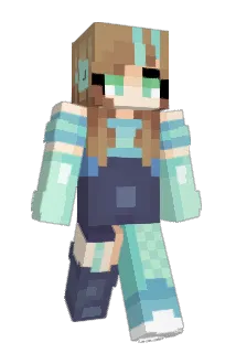 echemical Minecraft avatar full body