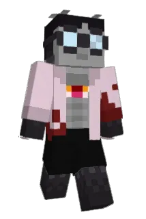 echomortis Minecraft avatar full body