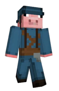 Front of Tonby's skin