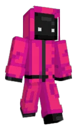 violet red and red violet Minecraft skin — Slim model
