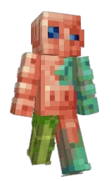 red damask and mojo Minecraft skin — Slim model — first worn by LeValli